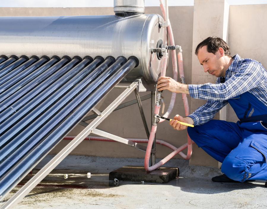 solar water heater installations - the chahaman enterprises