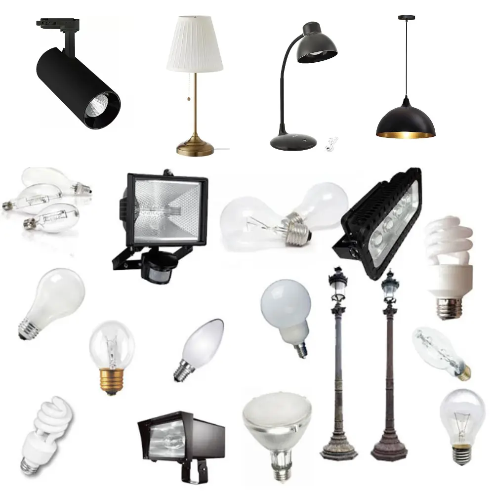 LED Bulbs, Track Lights, Pendant Lights, Flood Lights, Table Lamps, Solar Lamps and other lightning appliances
