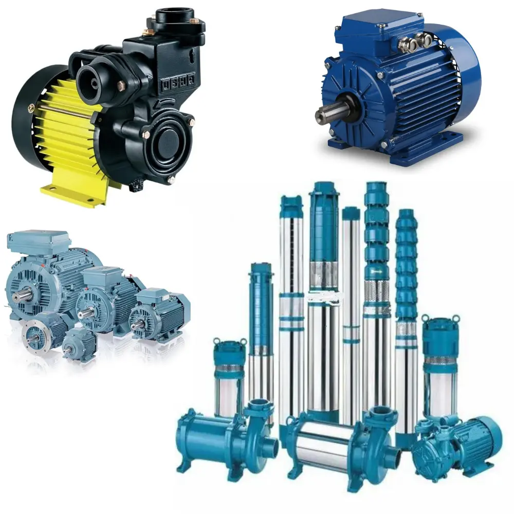 Tullu Pumps, Submersible Pumps, Electric Motors & Drives